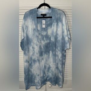 Lane Bryant Tie Dye Knit Dolman Sleeve Open Cardigan Size 18/20 *FLAW*‎